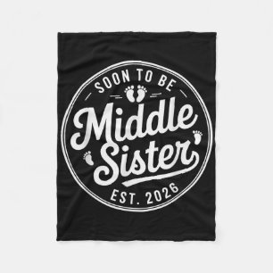 Nieuwe babyfeesten binnenkort Middle Sister East Fleece Deken