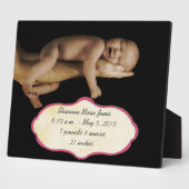 Nieuwe babyfoto fotoplaat (Zijkant)