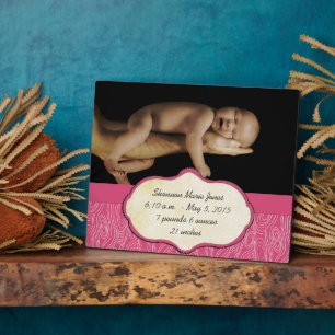 Nieuwe babyfoto fotoplaat