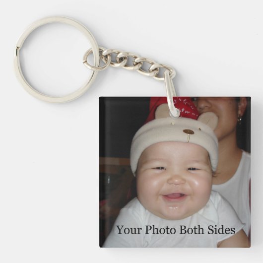 Nieuwe babyfoto sleutelhanger (Voorkant)