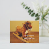 Nieuwe babygewas aankondigingskaart (Staand voorkant)