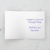 Nieuwe babygewas kaart (Binnen)