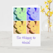 Nieuwe babygewas kaart (Gele Bloem)