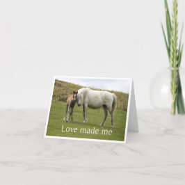 Nieuwe babykaart bedankkaart