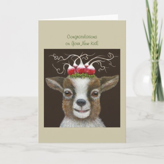 Nieuwe babykaart kaart (Voorkant)