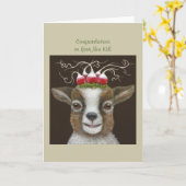 Nieuwe babykaart kaart (Gele Bloem)