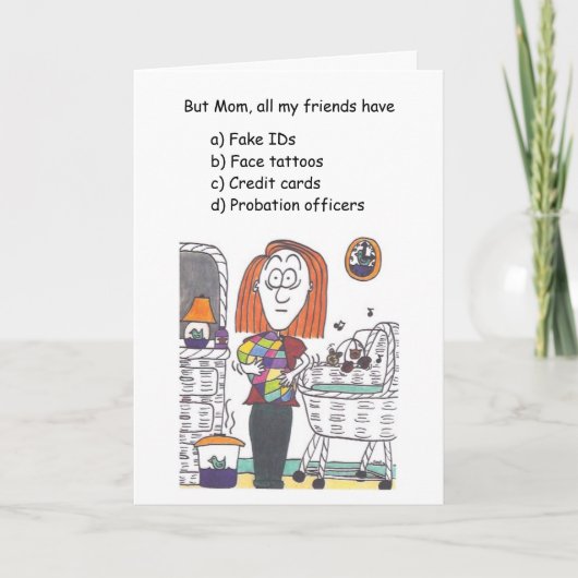 Nieuwe babykaart kaart (Voorkant)