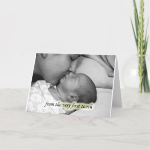 Nieuwe babykaarten aankondiging