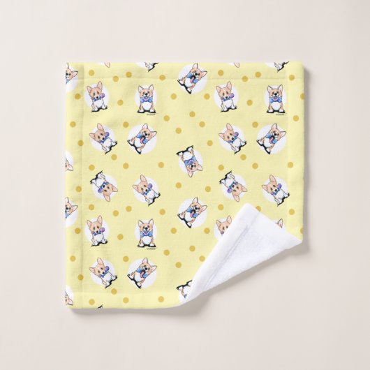 Nieuwe babykeuzeknop bad handdoek (Wasdoekje)