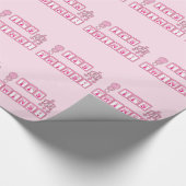 Nieuwe baby's: Het is Twins in Pink Cadeaupapier (Hoek)