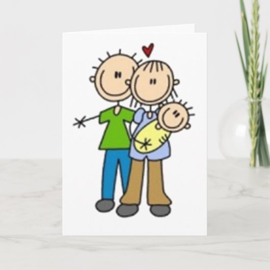 Nieuwe babytikfiguren aankondiging (Voorkant)