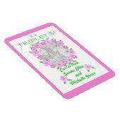 Nieuwe babytriplets Aankondiging Flexible Magnet Magneet (Rechterzijde)