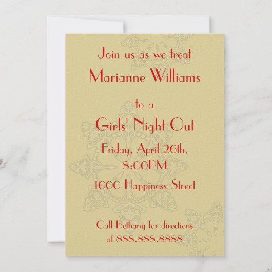 Nieuwe Bachelorette Kaart (Achterkant)