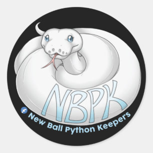 Nieuwe Ball Python Keepers Yuki Sticker