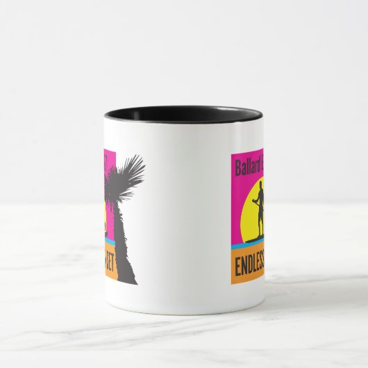 NIEUWE BAR FUNDRAISER Eindeloze Zonsondergang Mok (Midden)