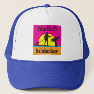 NIEUWE BAR FUNDRAISER Eindeloze Zonsondergang Trucker Pet