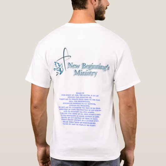 nieuwe bedelaars t-shirt (Achterkant)