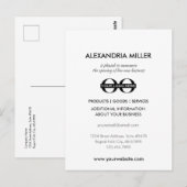 Nieuwe bedrijfsnotificatie briefkaart (Voorkant / Achterkant)