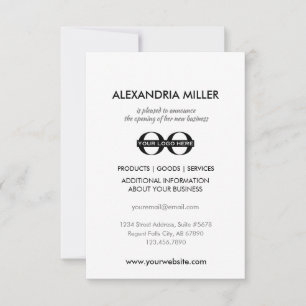 Nieuwe bedrijfsnotificatie kaart