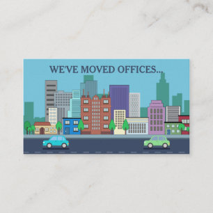 Nieuwe BedrijfsVerandering van de Kantoor van het  Informatiekaartje