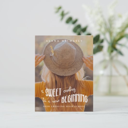 Nieuwe Begin 2023 Fotogradatie Partij Aankondigingskaart (Staand voorkant)