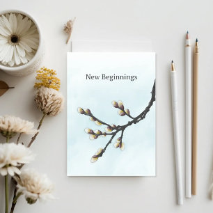 Nieuwe Beginnen – Botanische Aanmoedigingskaart Kaart