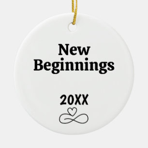 Nieuwe Beginnen: Geschenken bij Echtscheiding Verz Keramisch Ornament