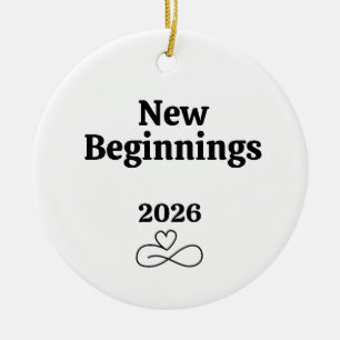 Nieuwe Beginnen: Geschenken bij Echtscheiding Verz Keramisch Ornament