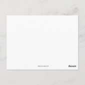 Nieuwe Beginnen Lente Gele Tulp Bloemen Briefkaart (Achterkant)