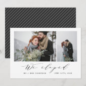 NIEUWE BEGINNEN-WE HEBBEN ELKAAR GEKOZEN AANKONDIGING (Voorkant / Achterkant)