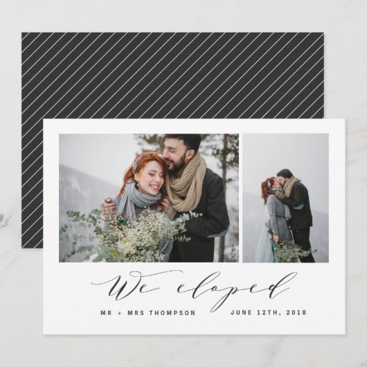 NIEUWE BEGINNEN-WE HEBBEN ELKAAR GEKOZEN AANKONDIGING (Voorkant / Achterkant)