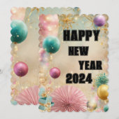  "Nieuwe Beginnen: Wij wensen u een vreugdevol Nie Feestdagenkaart (Voorkant / Achterkant)