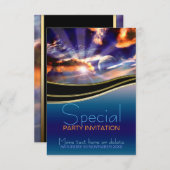 Nieuwe Beginnen Zonnestralen Speciale Uitnodiging (Voorkant / Achterkant)