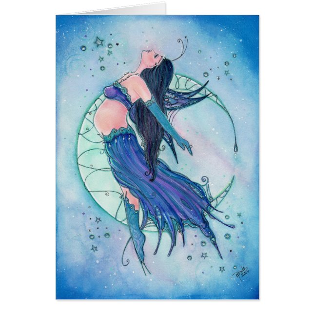 Nieuwe beginnende pregant fee card van Renee L lav (Voorkant)