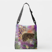 Nieuwe Beginnings Clouded Leopard Fantasy Art Crossbody Tas (Voorkant)