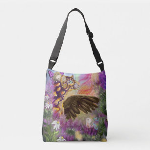 Nieuwe Beginnings Clouded Leopard Fantasy Art Crossbody Tas