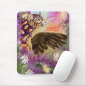 Nieuwe Beginnings Clouded Leopard Fantasy Art Muismat (Met muis)