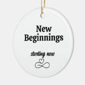 Nieuwe Beginnings, Scheidingsgiften voor Haar Vaka Keramisch Ornament (Links)