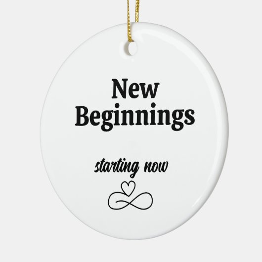 Nieuwe Beginnings, Scheidingsgiften voor Haar Vaka Keramisch Ornament (Links)