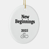 Nieuwe Beginnings, Scheidingsgiften voor Haar Vaka Keramisch Ornament (Rechts)