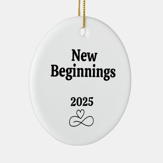 Nieuwe Beginnings, Scheidingsgiften voor Haar Vaka Keramisch Ornament (Rechts)