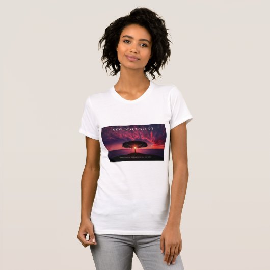 nieuwe beginnings t-shirt (Voorkant volledig)