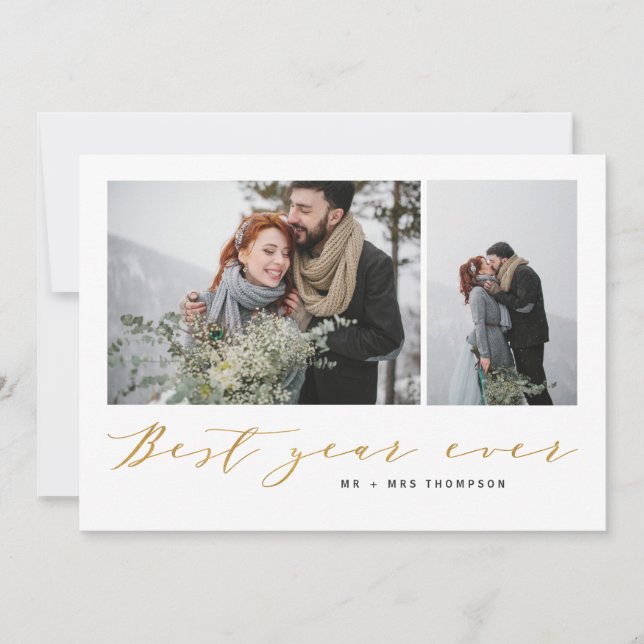 NIEUWE BEGINT HET BESTE JAAR OOIT GOLD (Voorkant)