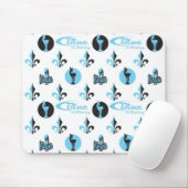 Nieuwe BELUXE BLAUW OF NIETS Muismat (Met muis)