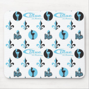Nieuwe BELUXE BLAUW OF NIETS Muismat