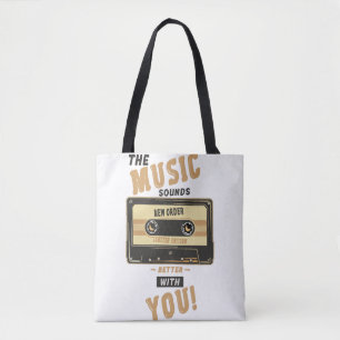 Nieuwe bestelling - Cassettebandje Tote Bag