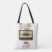Nieuwe bestelling - Cassettebandje Tote Bag (Achterkant)