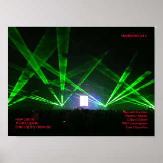 NIEUWE BESTELLING - FOREVER JOY DIVISION - Jodrell Poster