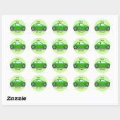Nieuwe bestuurder groene sticker (Vel)