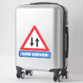 Nieuwe bestuurder op de weg (auto Alert) Sticker (Koffer)
